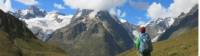 Views of Freney Pillar on the Tour du Mont Blanc |  <i>Sarah Hunt</i>